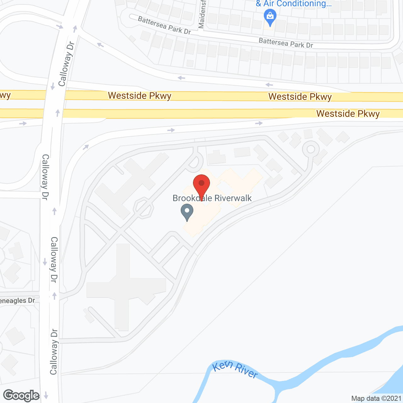 Brookdale Riverwalk in google map