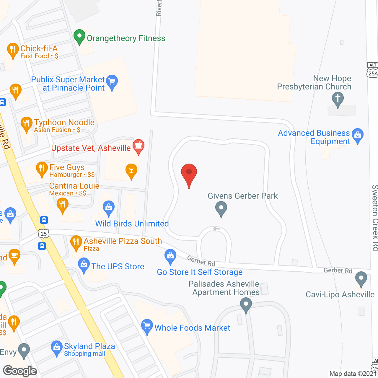 60 Givens Gerber Park in google map