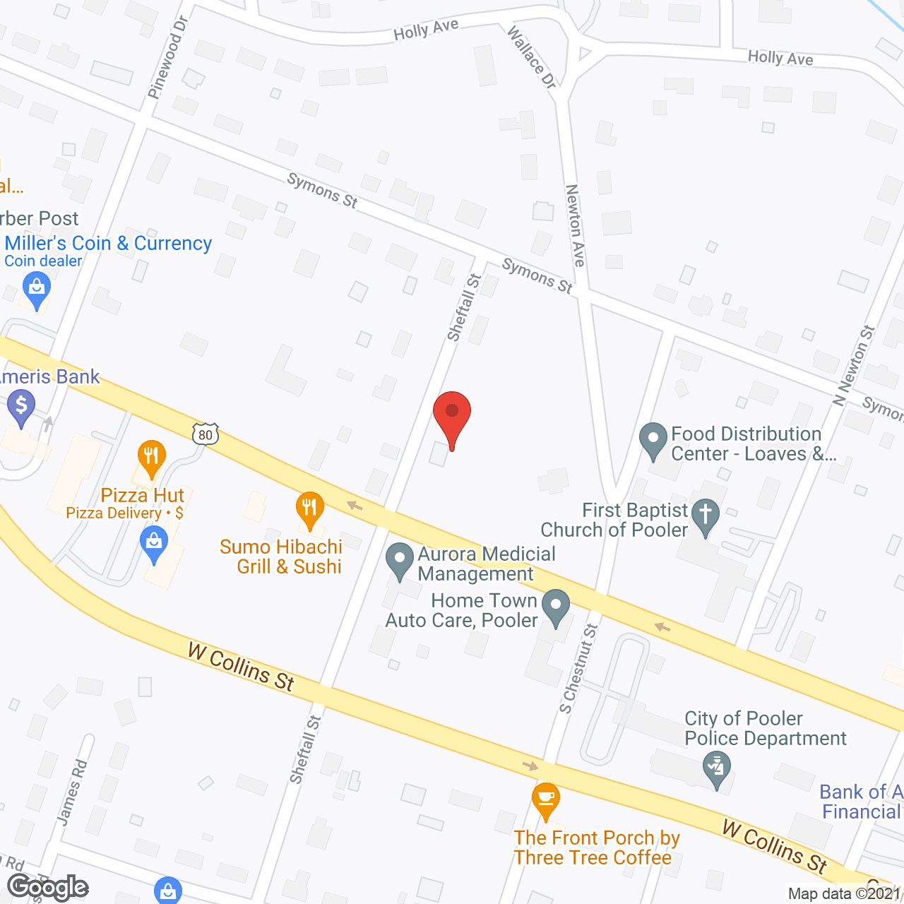 Legacy Savannah Quarters in google map