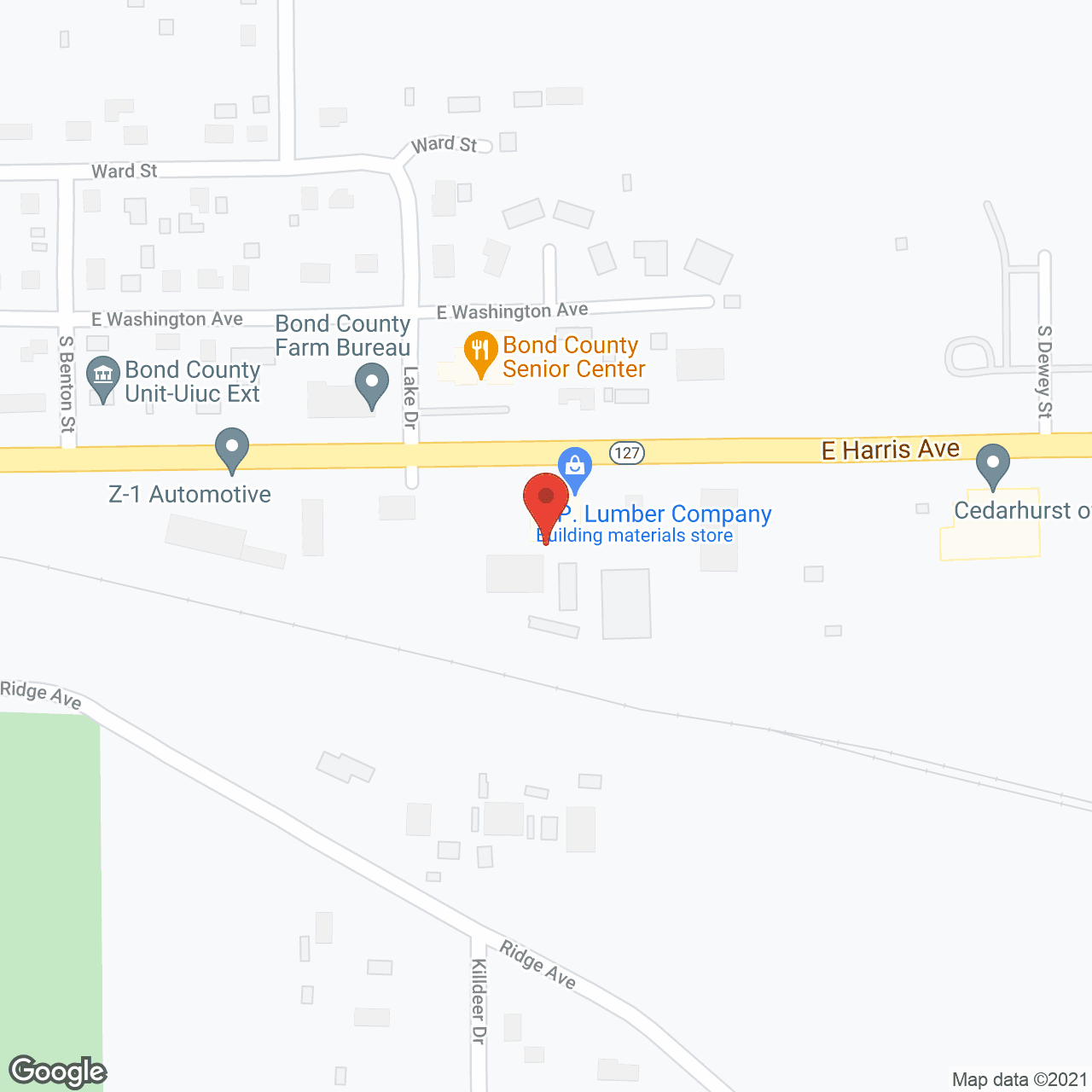 Cedarhurst of Greenville in google map