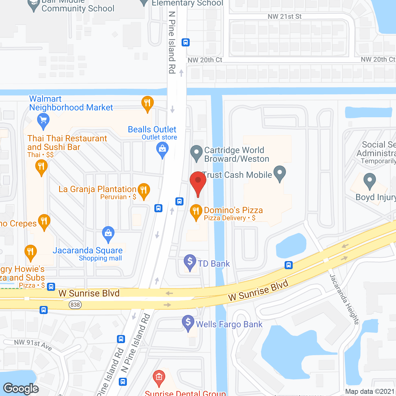 SYNERGY Home Care - Plantation in google map