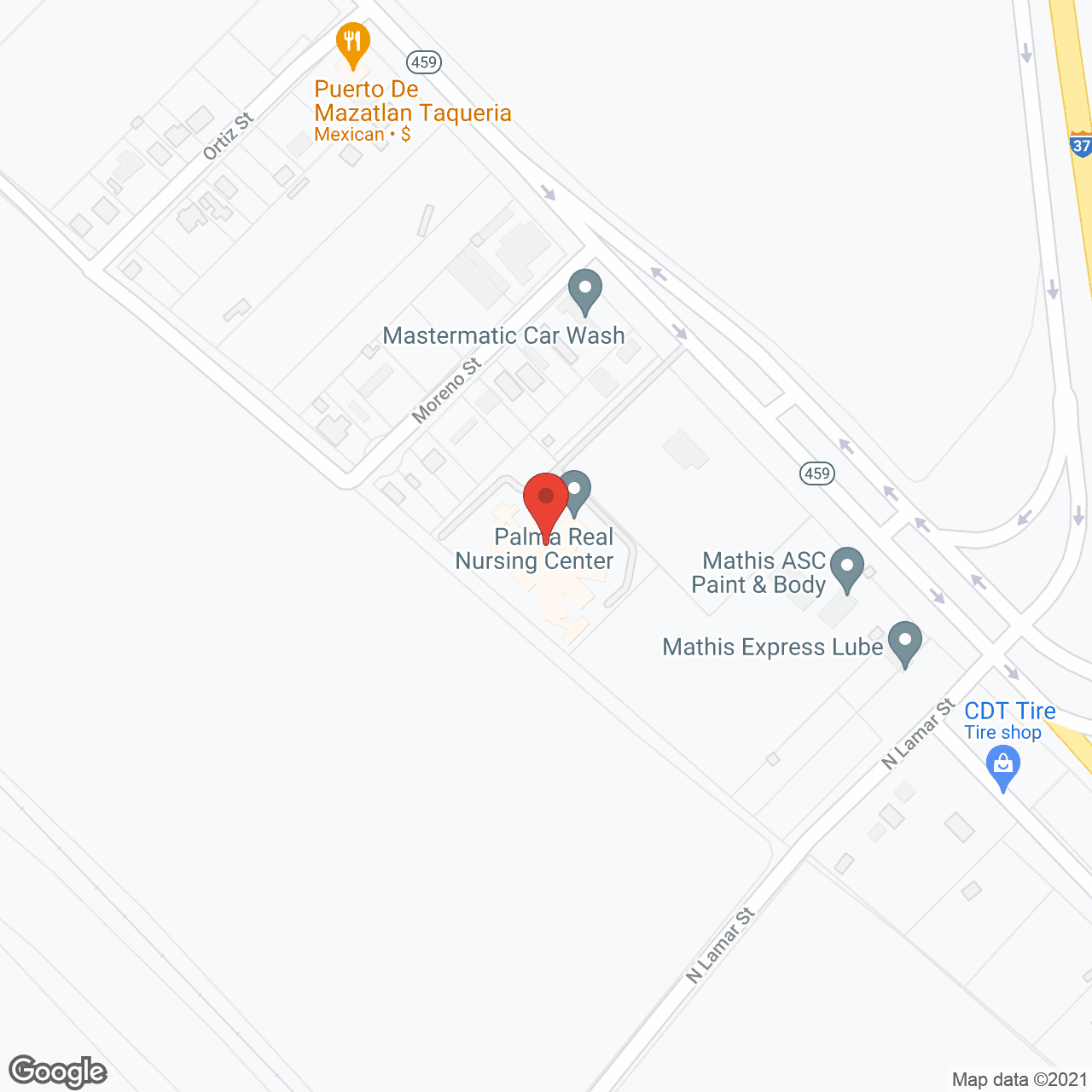 Mathis Nursing Center in google map