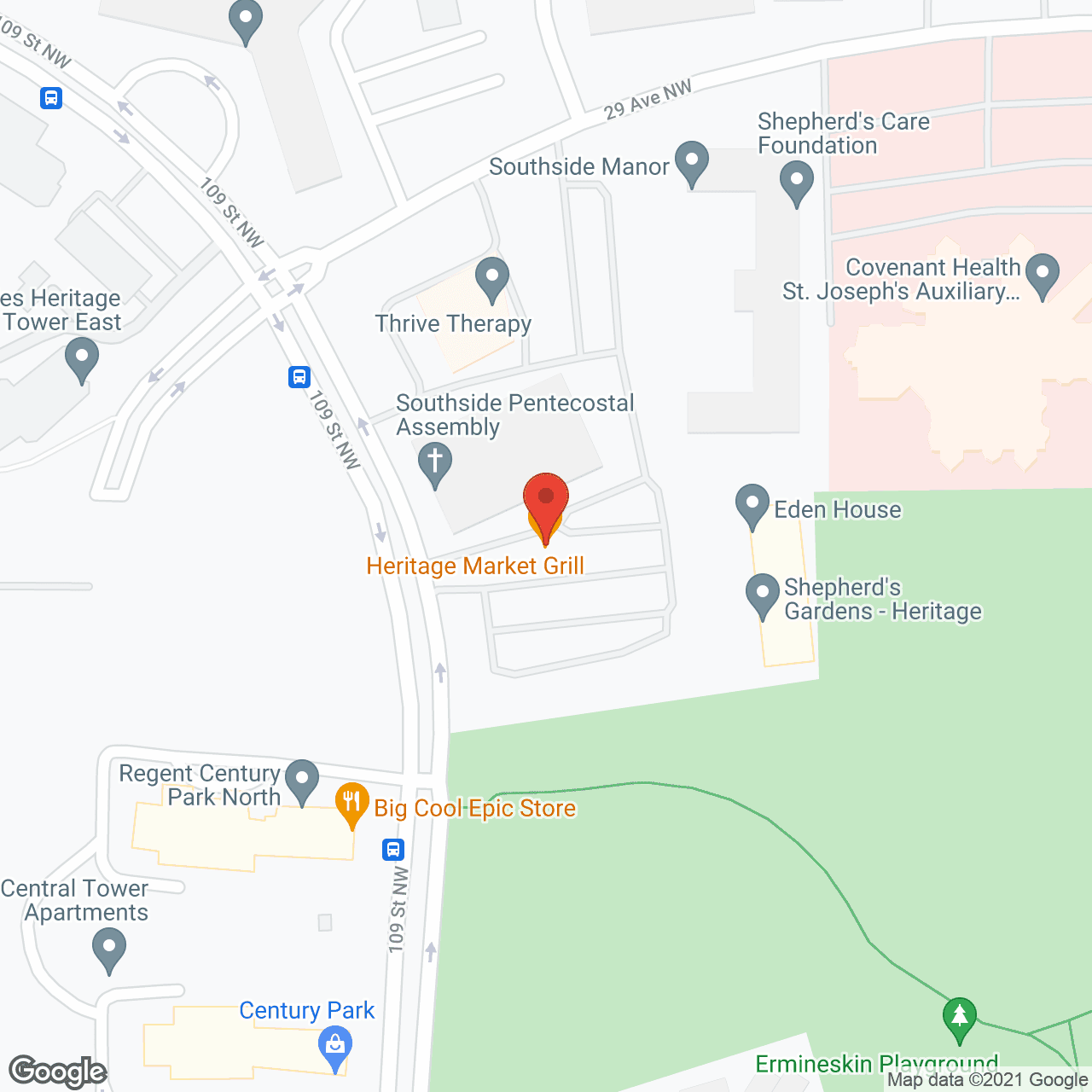 Eden House in google map