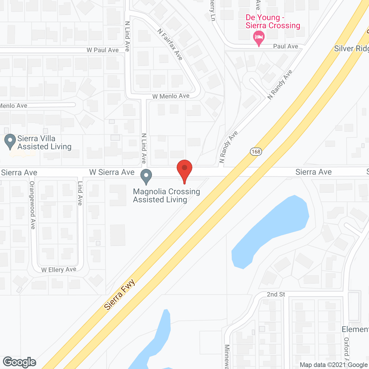 Magnolia Crossing Assisted Living and Memory Care in google map