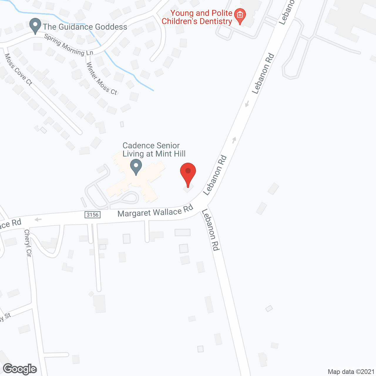 Carillon Assisted Living in google map