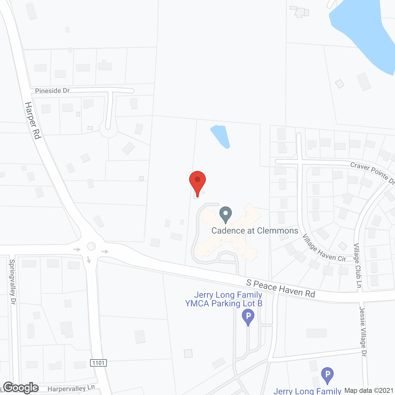 Carillon Assisted Living Of Clemmons in google map