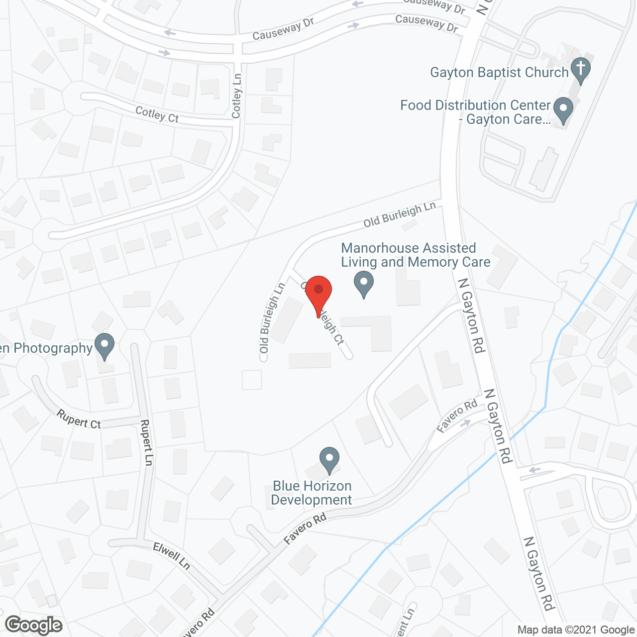 Manorhouse North Gayton in google map