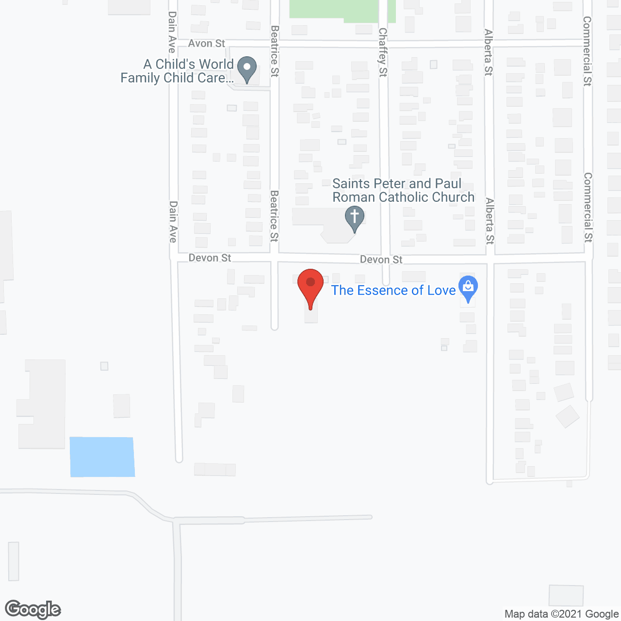Beatrice Manor in google map