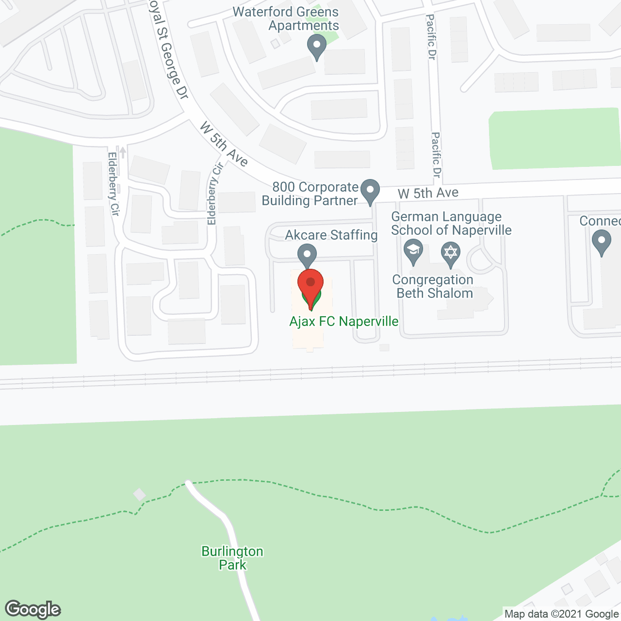 Ascent Home Care Inc - Naperville in google map
