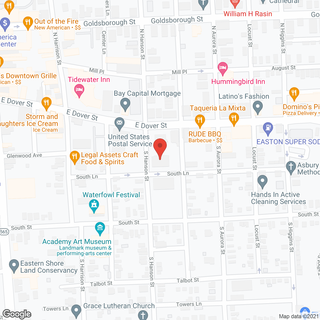 A Homemade Plan -Easton in google map