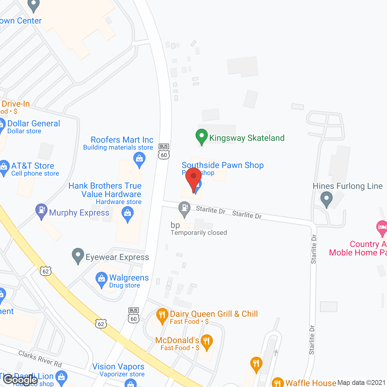 Corner Home Care/Option Care in google map