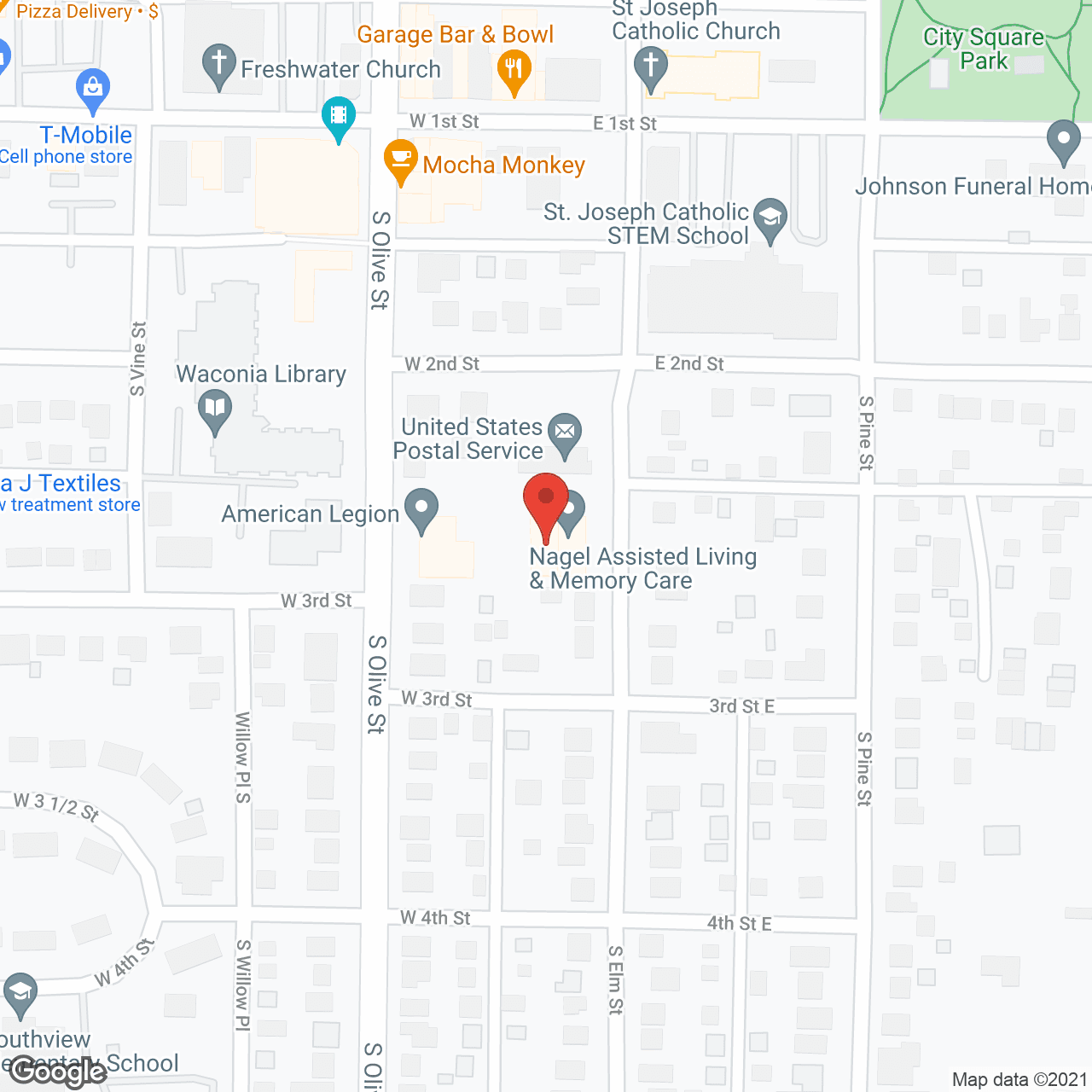 Nagel Assisted Living and Memory Care in google map