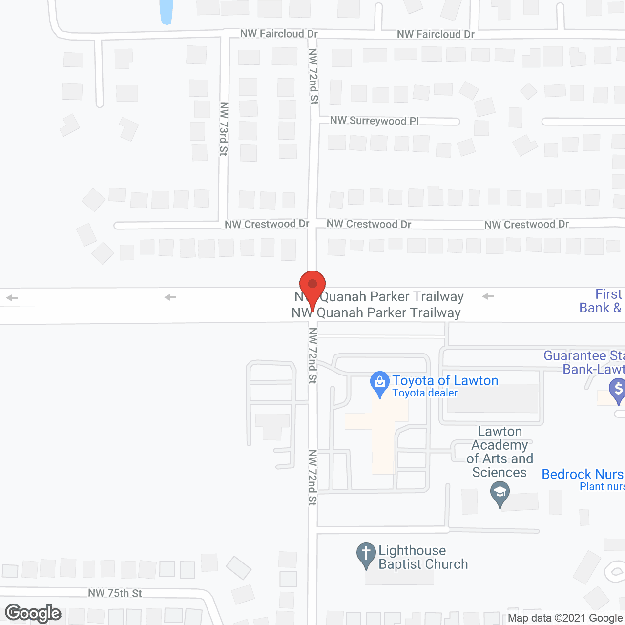 BrookRidge Retirement Community in google map