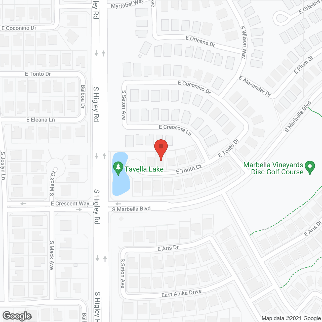 Estancia Assisted Living in google map