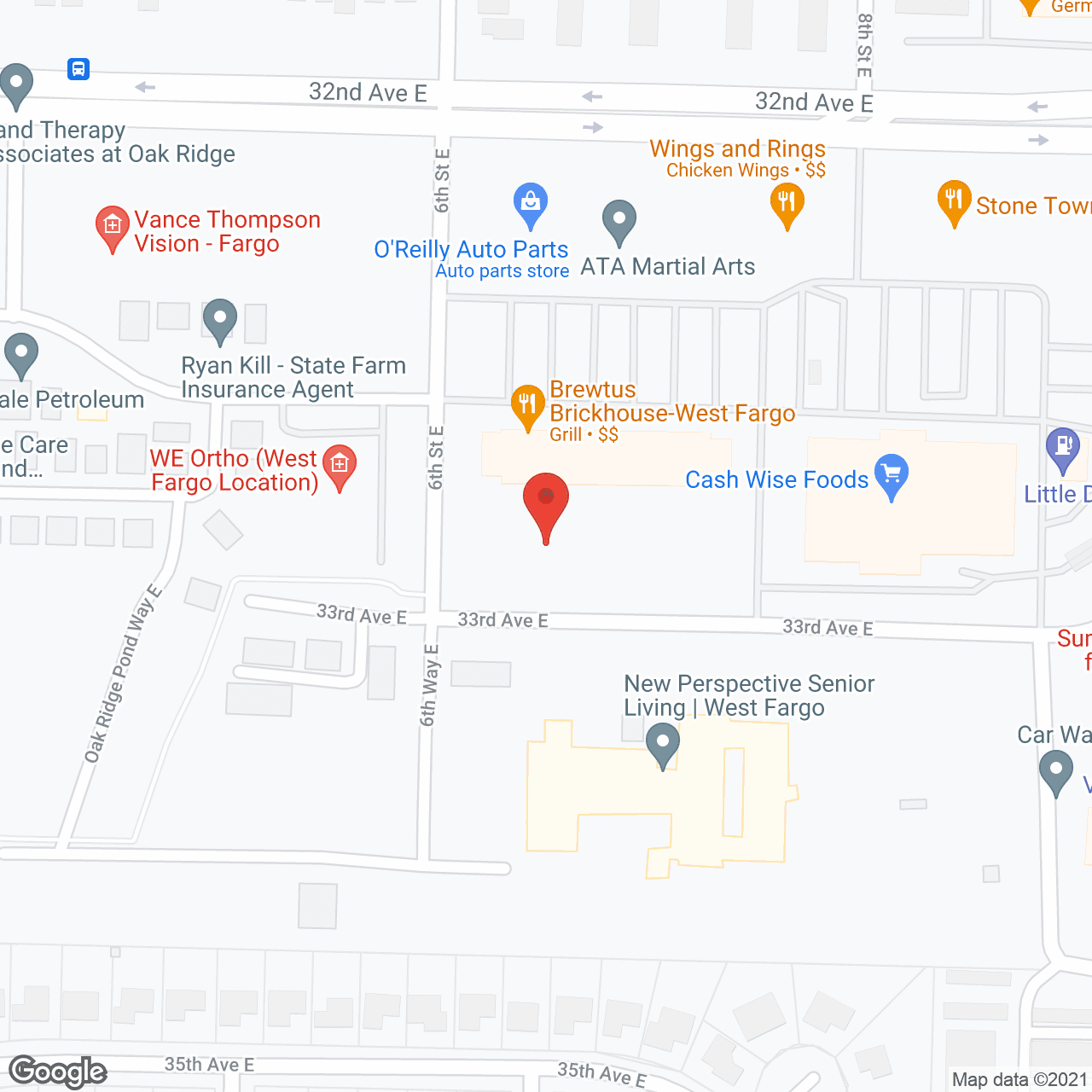 New Perspective West Fargo in google map