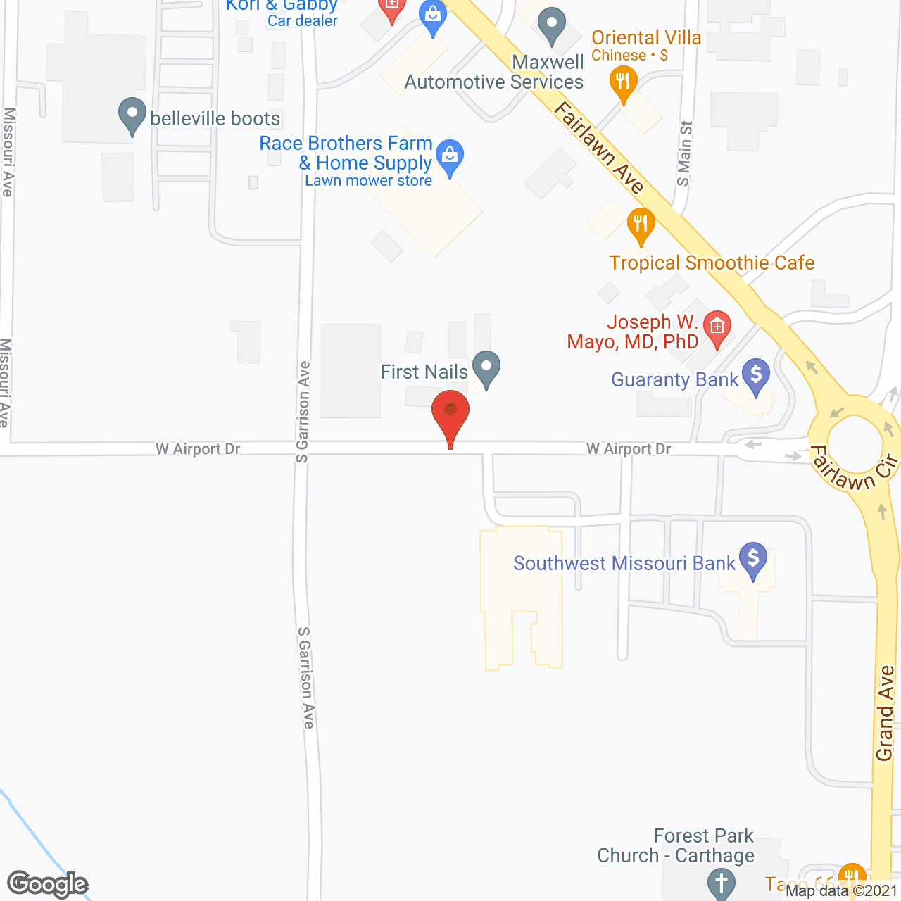 Oak Pointe of Carthage in google map
