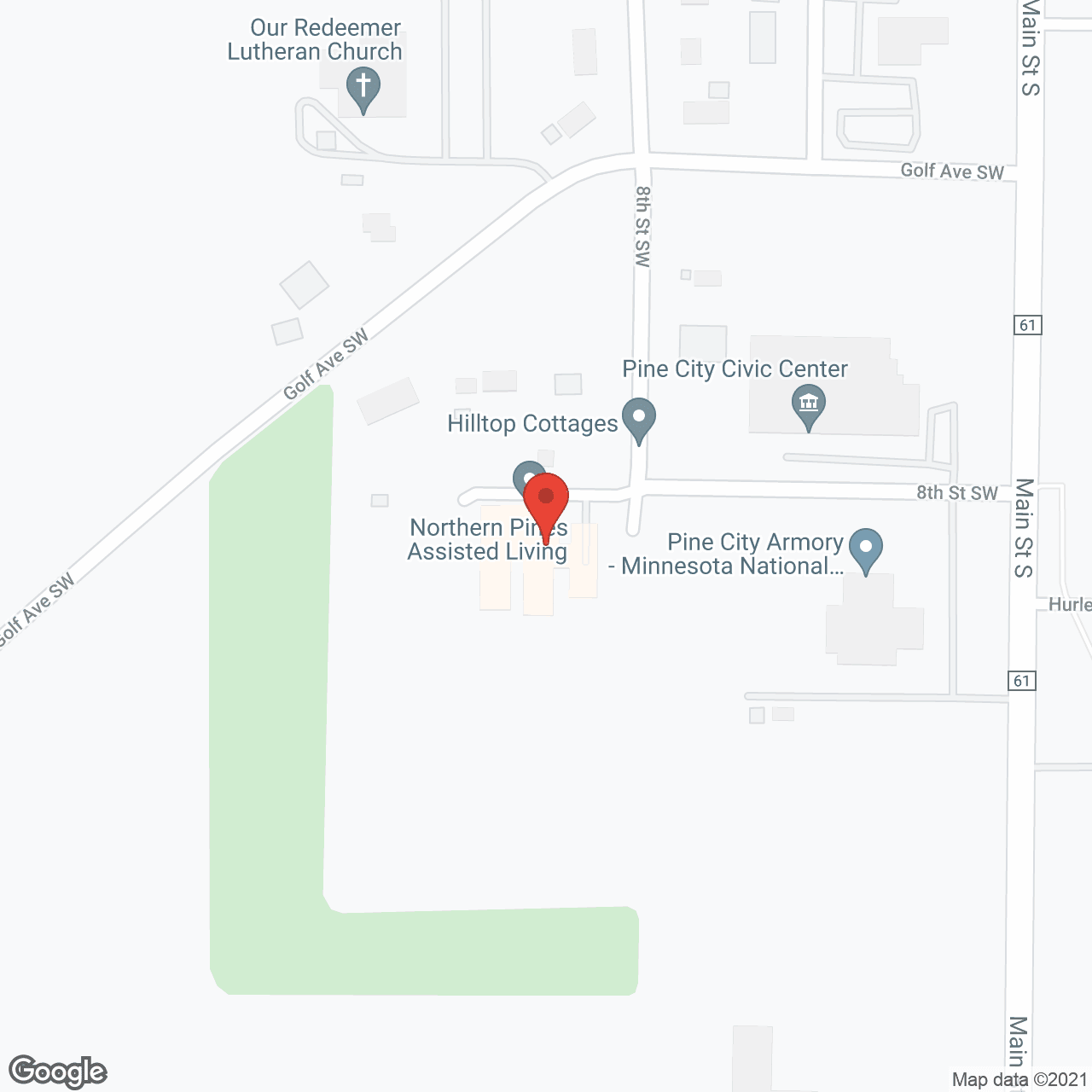 Northern Pines Assisted Living in google map