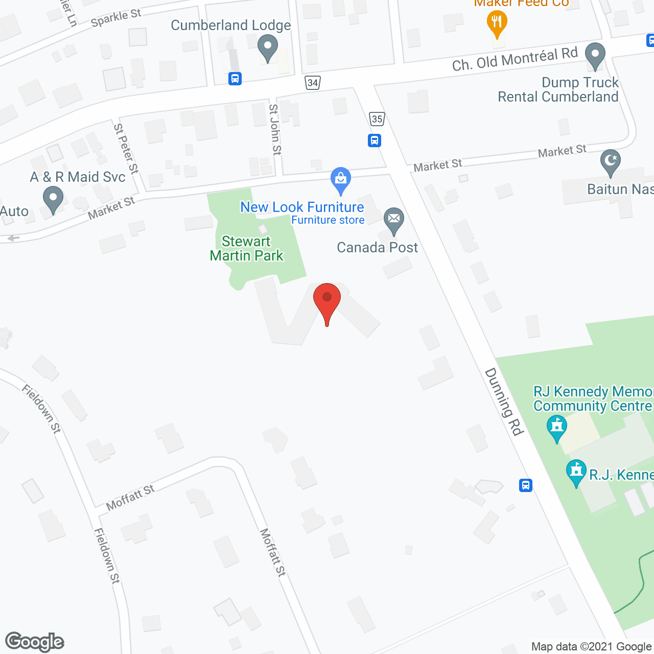 Cumberland Lodge in google map