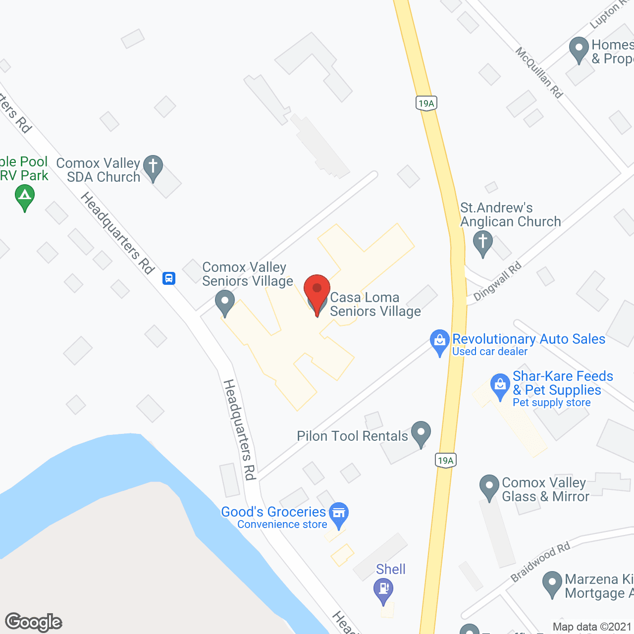 Casa Loma Seniors Village in google map
