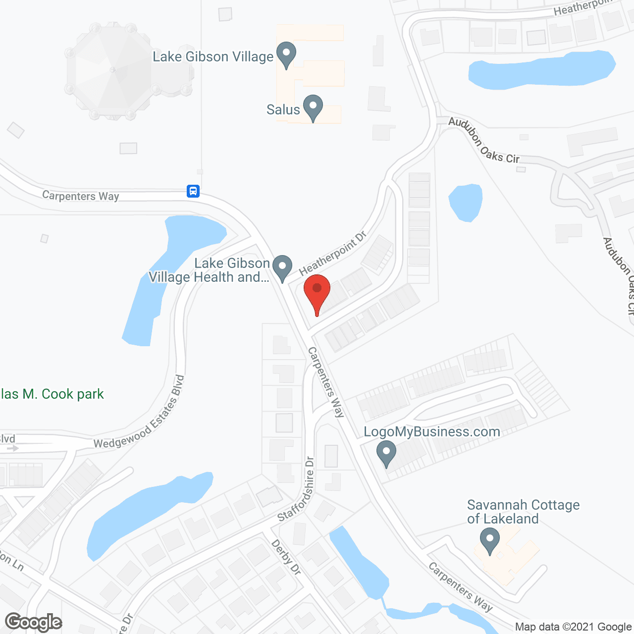 Lake Gibson Village in google map