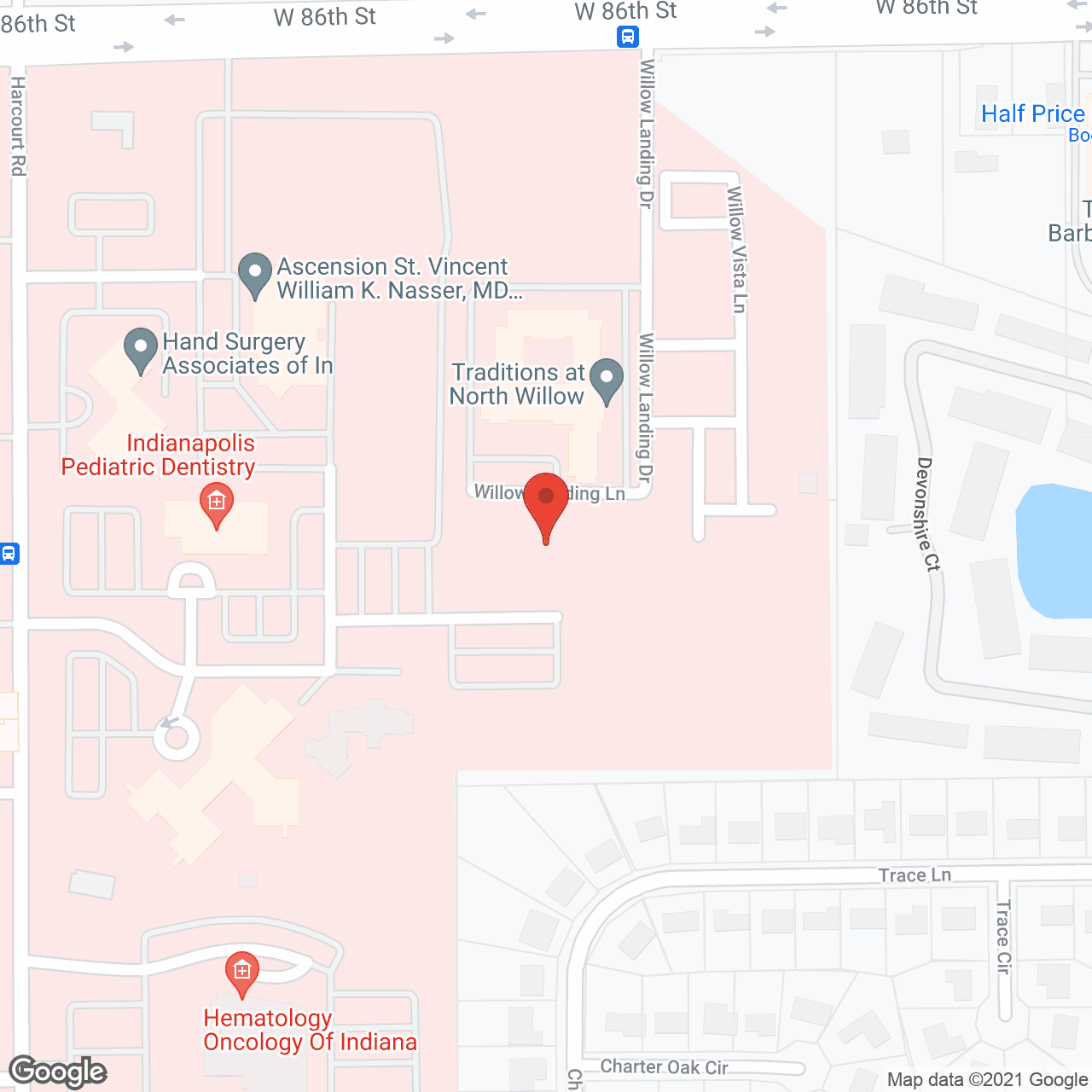 Traditions at North Willow in google map