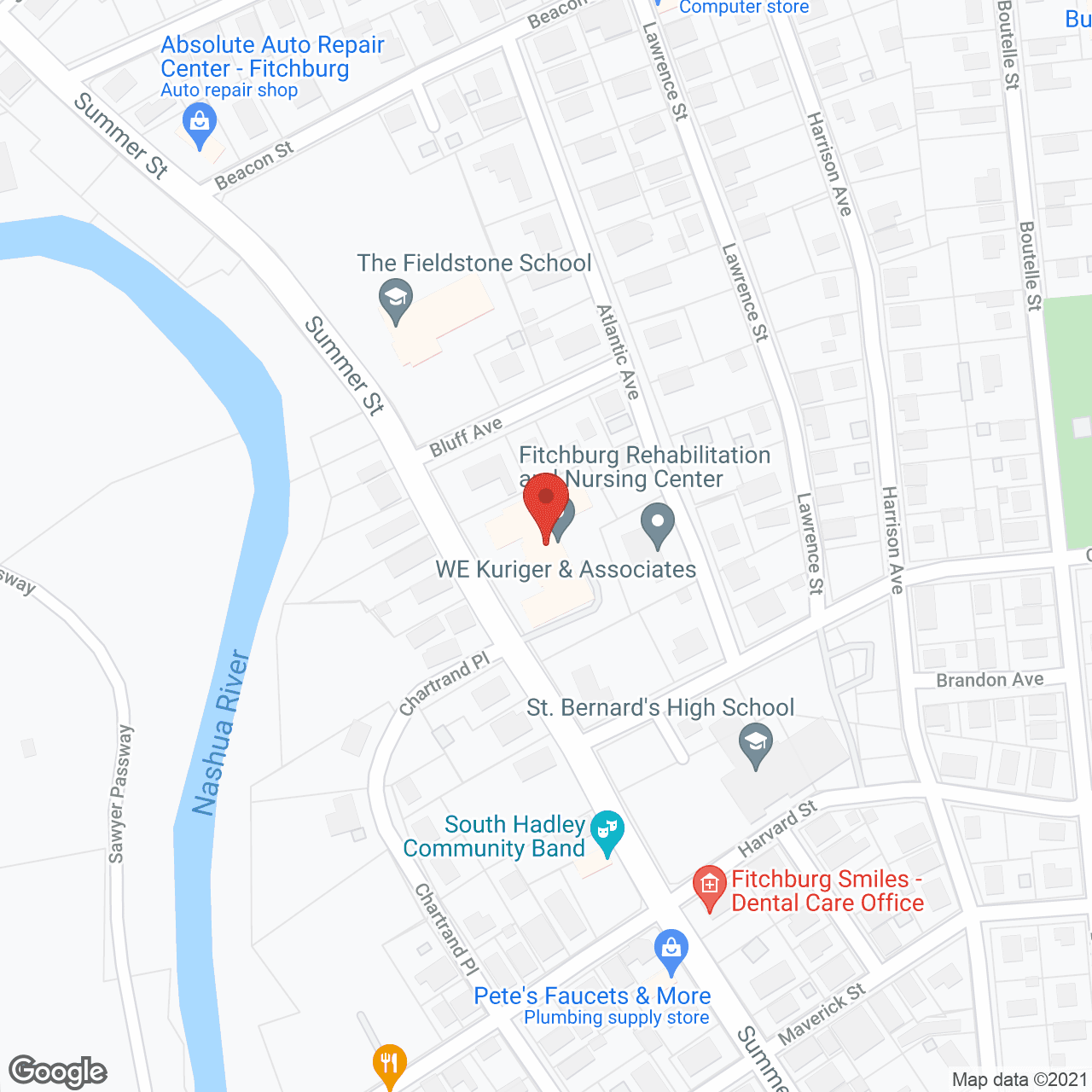 Fitchburg Gardens in google map