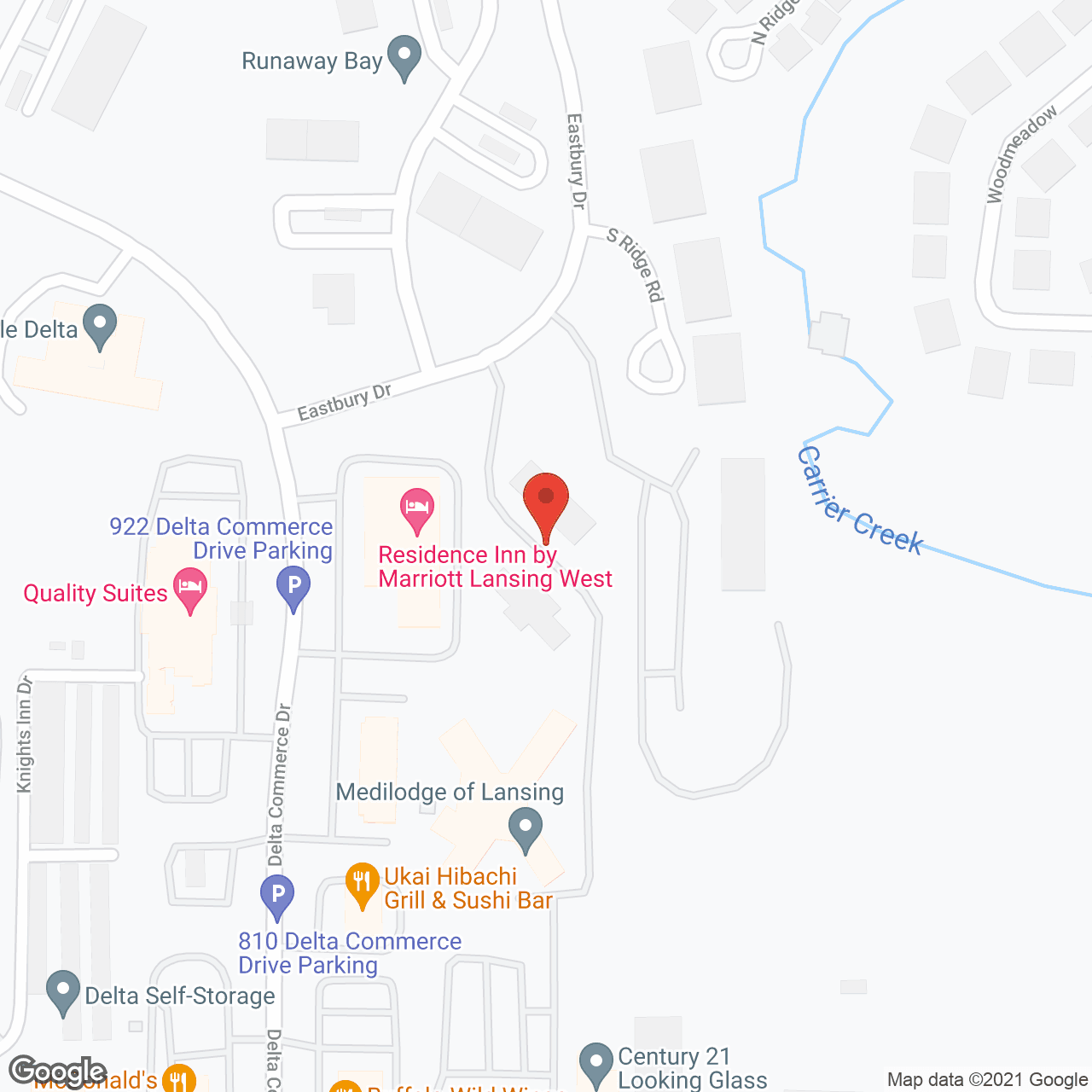 Eastbury Supportive Living Center in google map