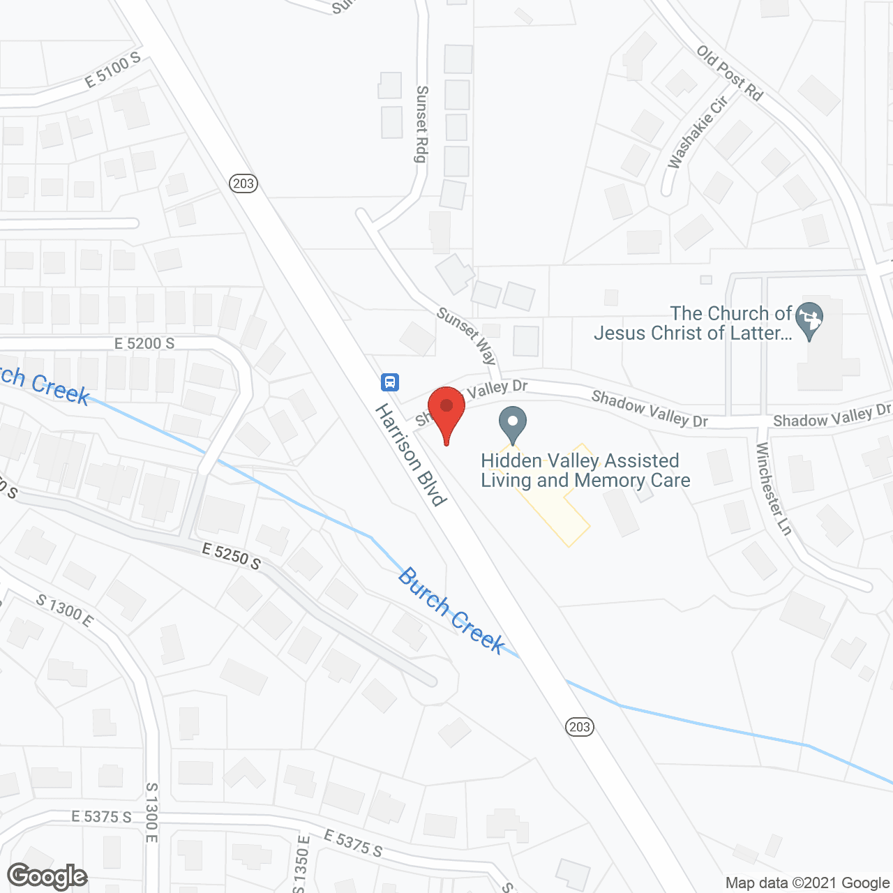 Hidden Valley Assisted Living and Memory Care in google map