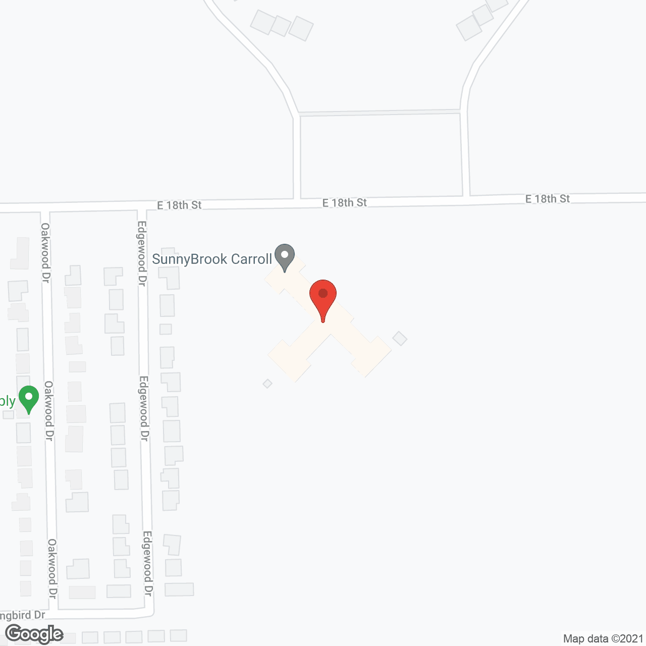 Addington Place of Carroll in google map