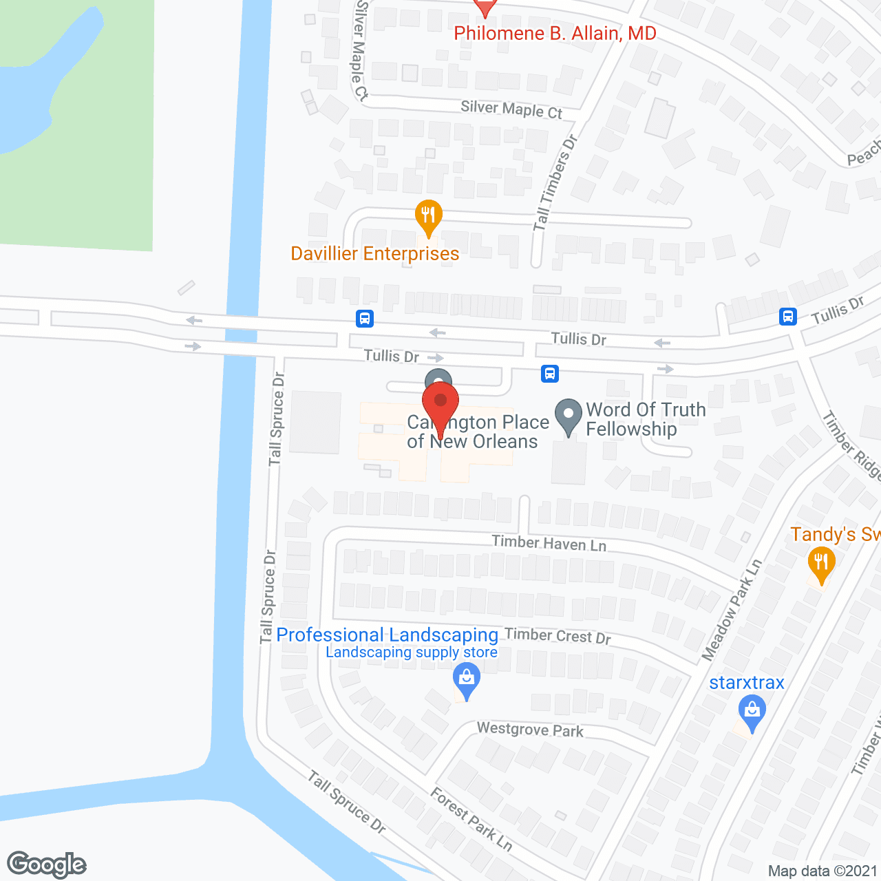 River Palms in google map
