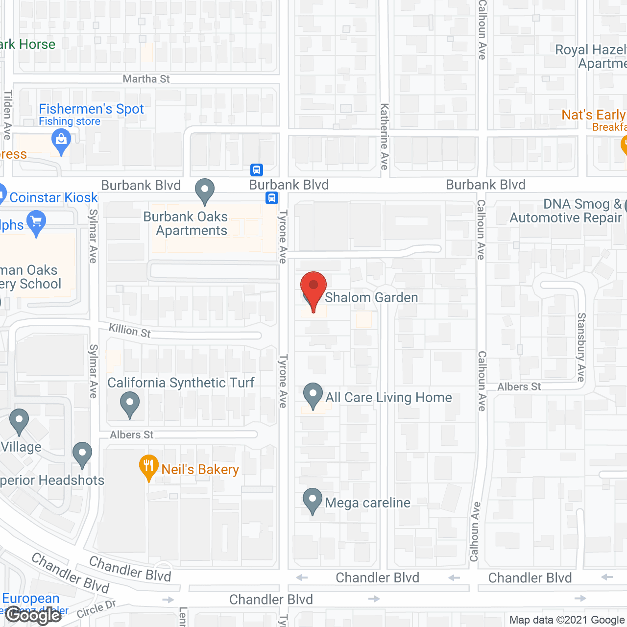 Shalom Garden in google map