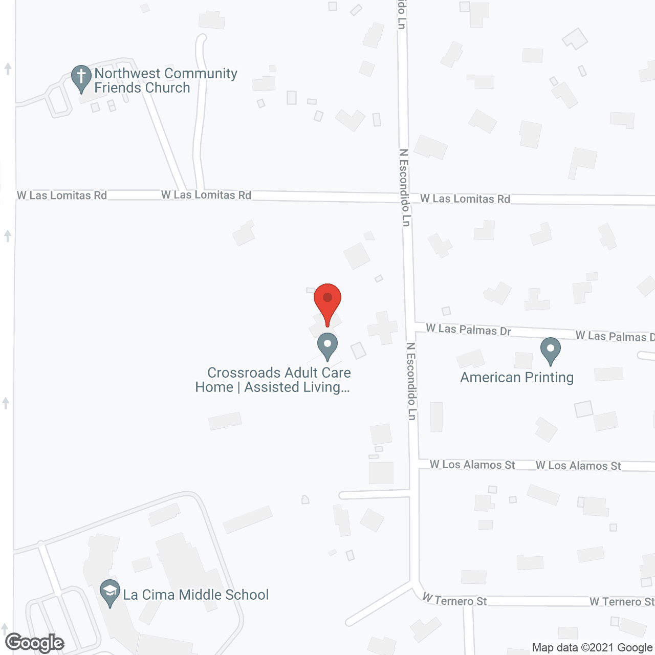 Crossroads Adult Care Homes in google map