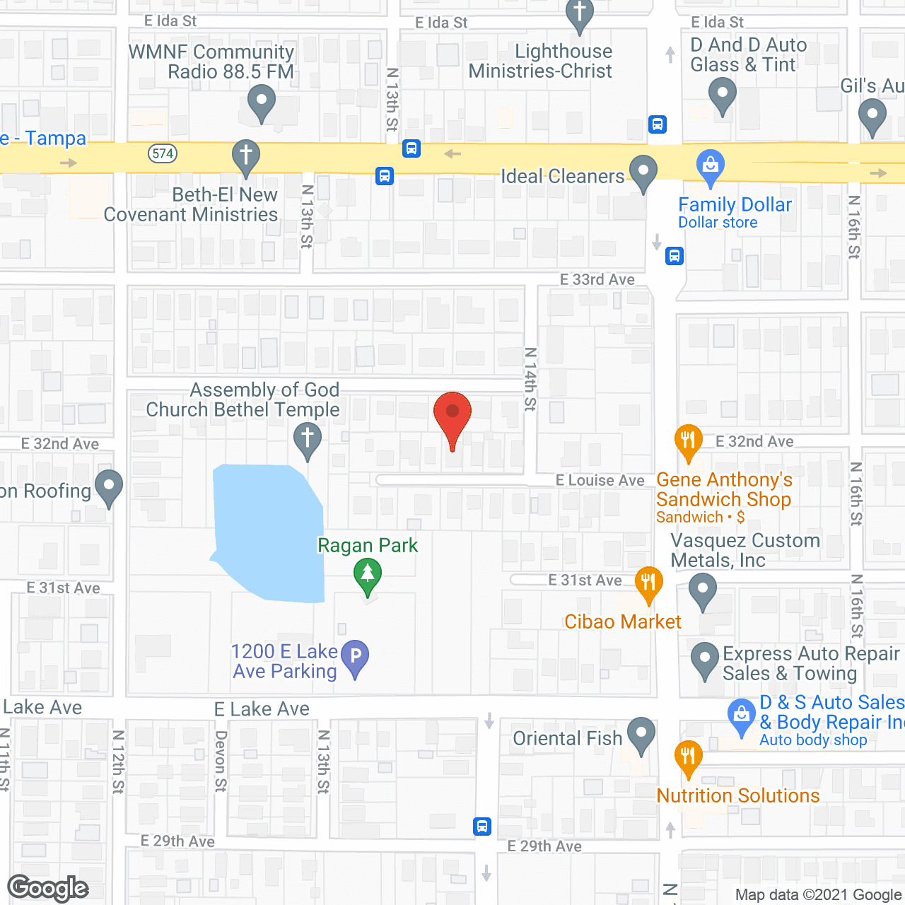 Debra's Assisted Living Facility in google map
