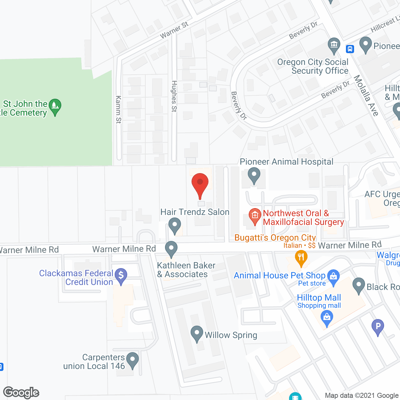 Rivercrest Adult Care in google map
