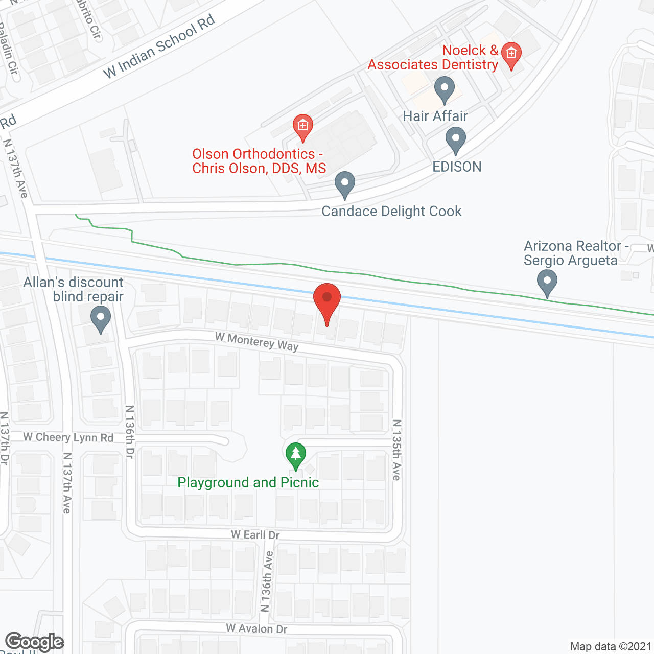Avondale ALH in google map