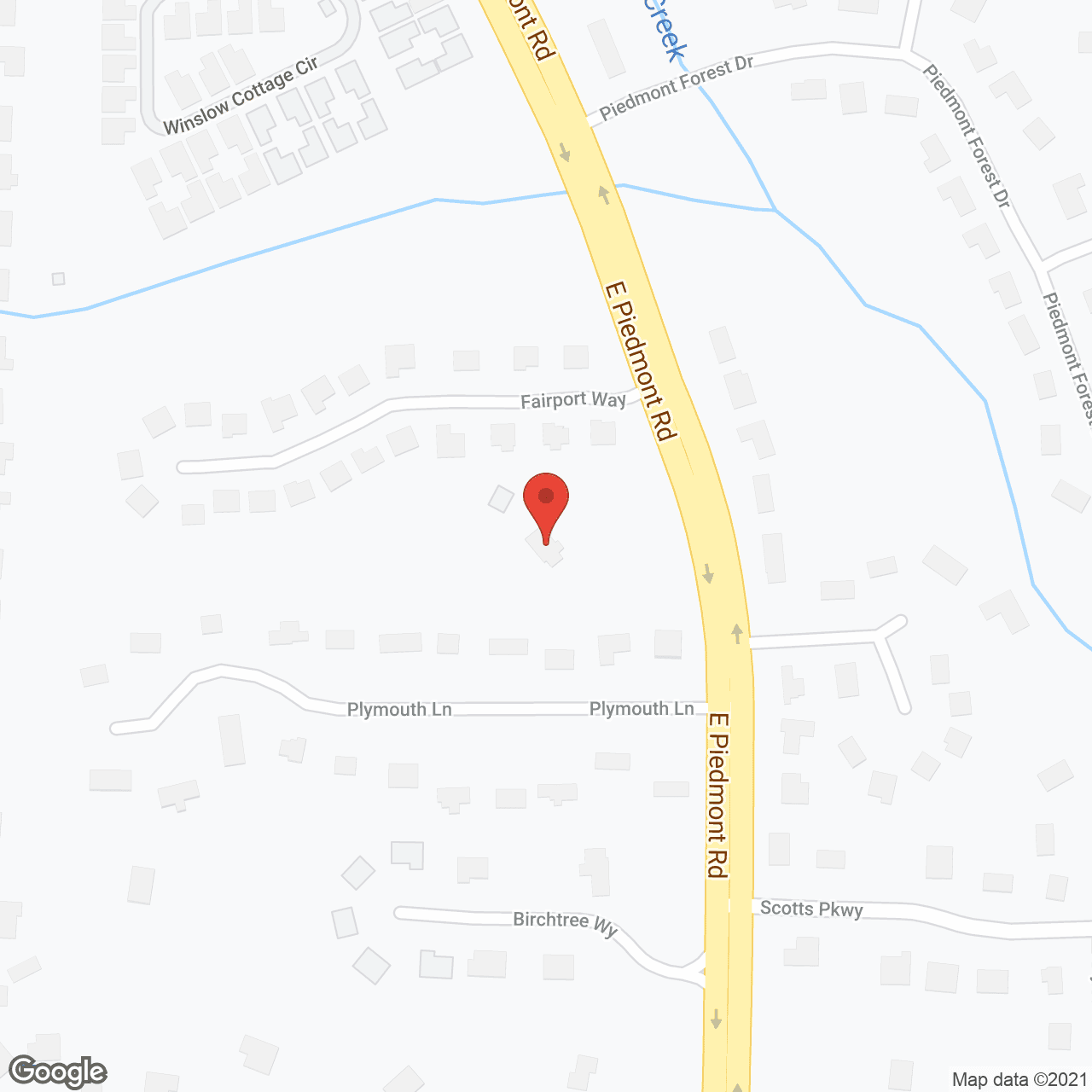 Pleasantville Residential Living in google map