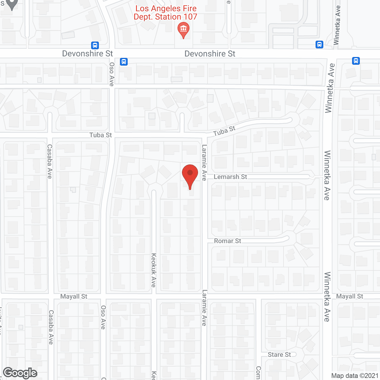 Laramie Manor in google map