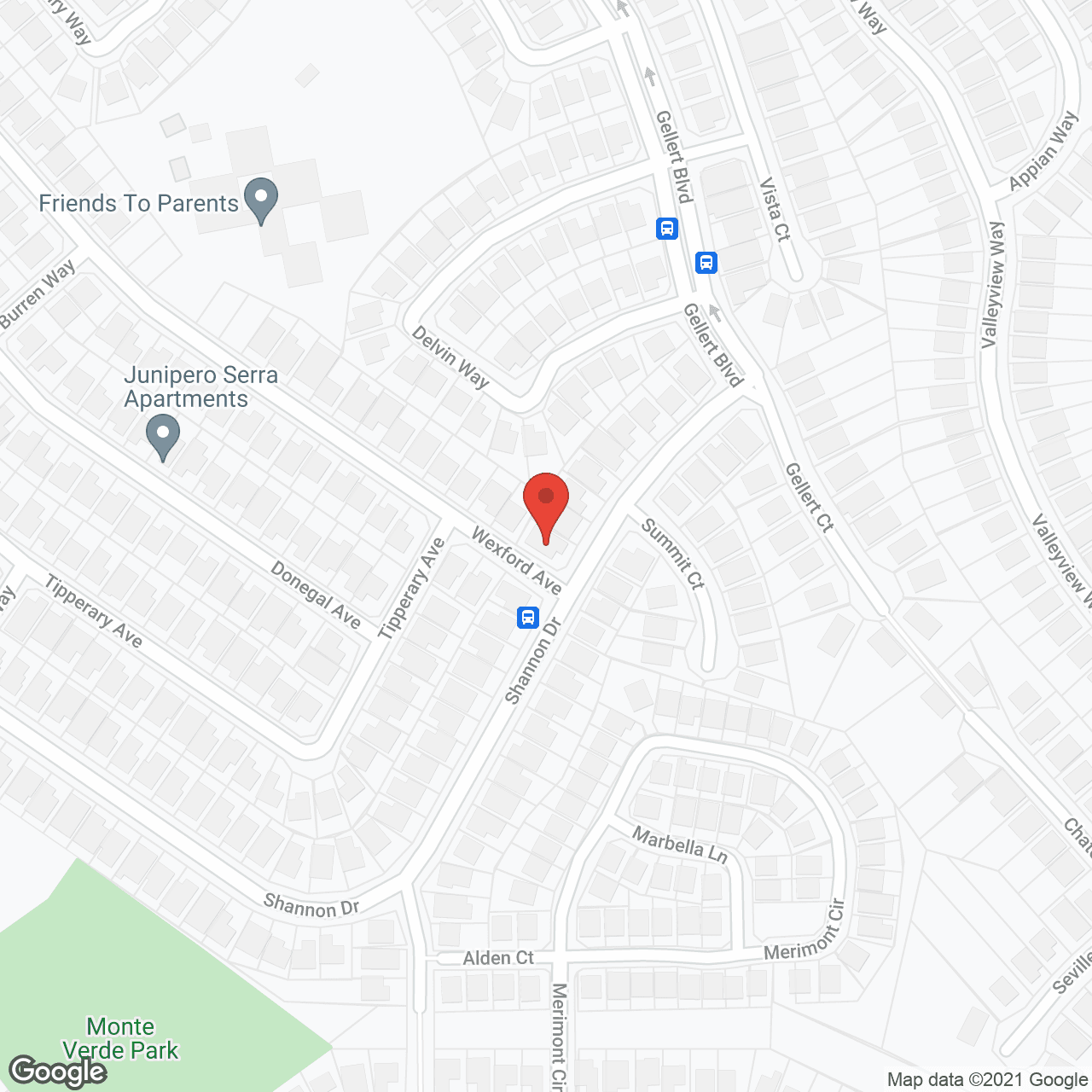 Chad Corner Assisted Living in google map