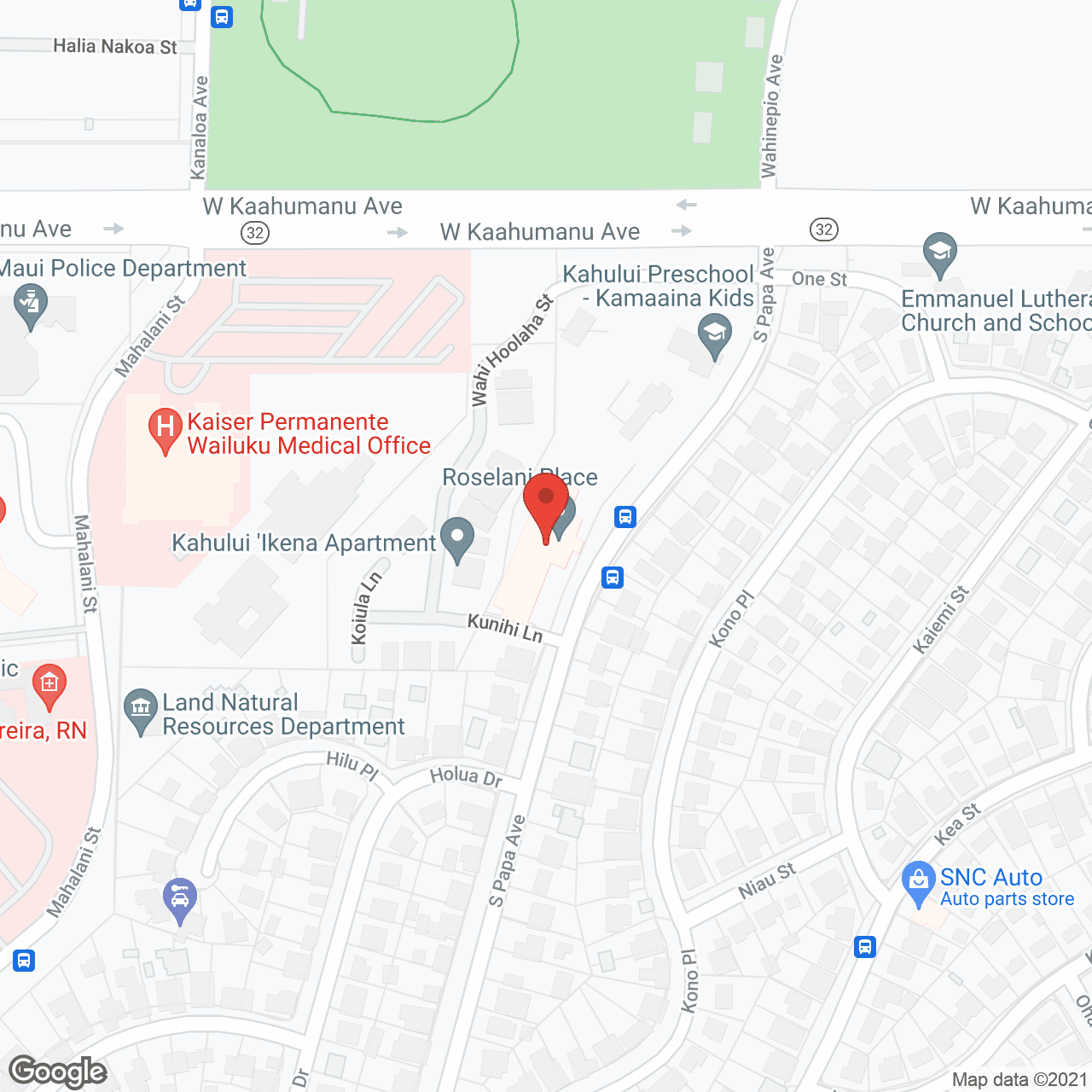 Roselani Place in google map