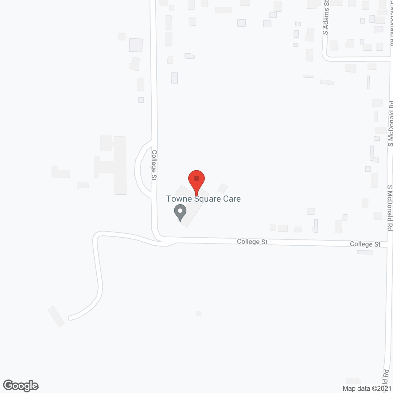 Towne Square Care Assisted Living Of Puryear in google map