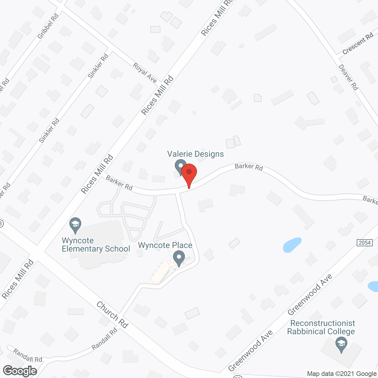 Wyncote Place Memory Care Community in google map