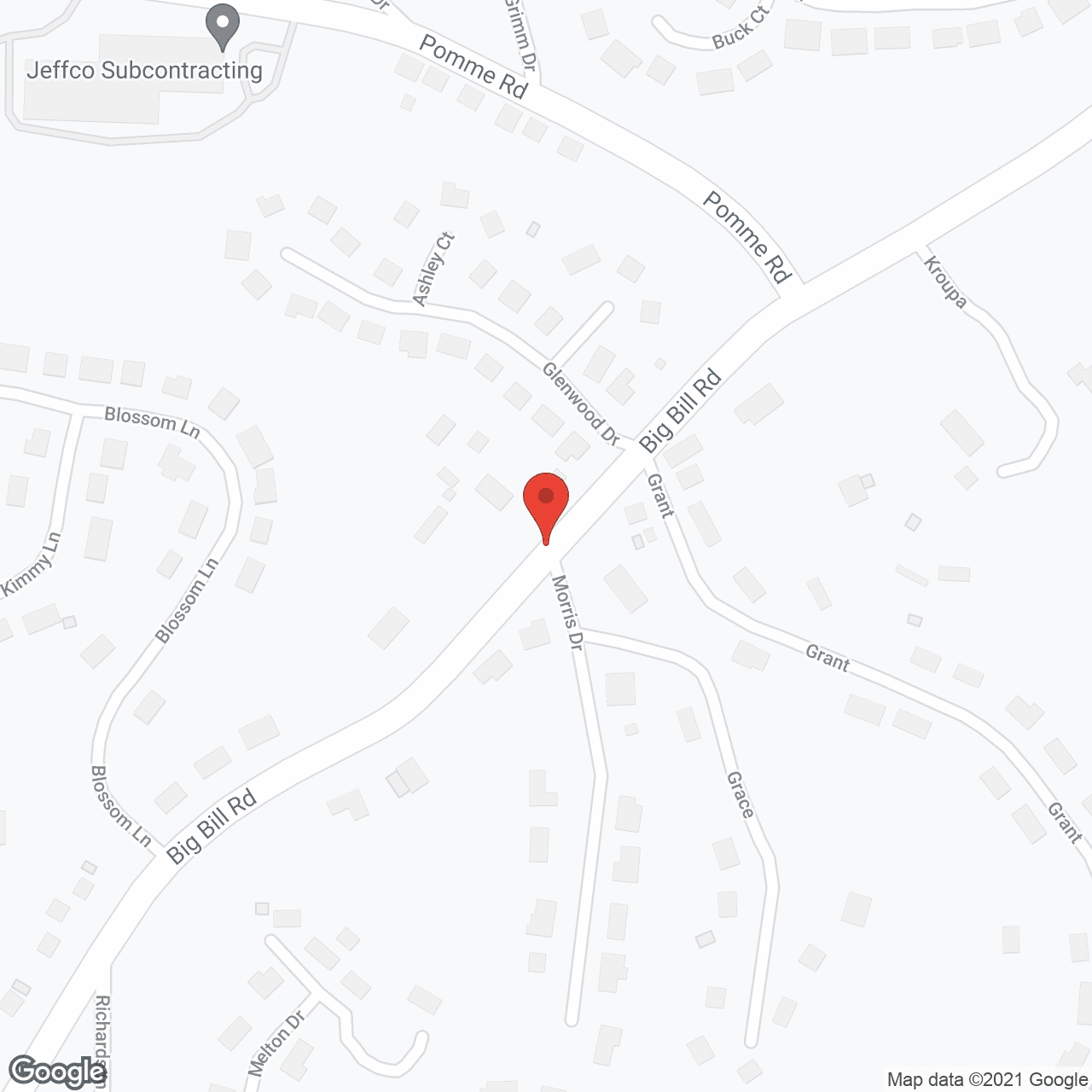 Meadowview Assisted Living at the Woodlands in google map