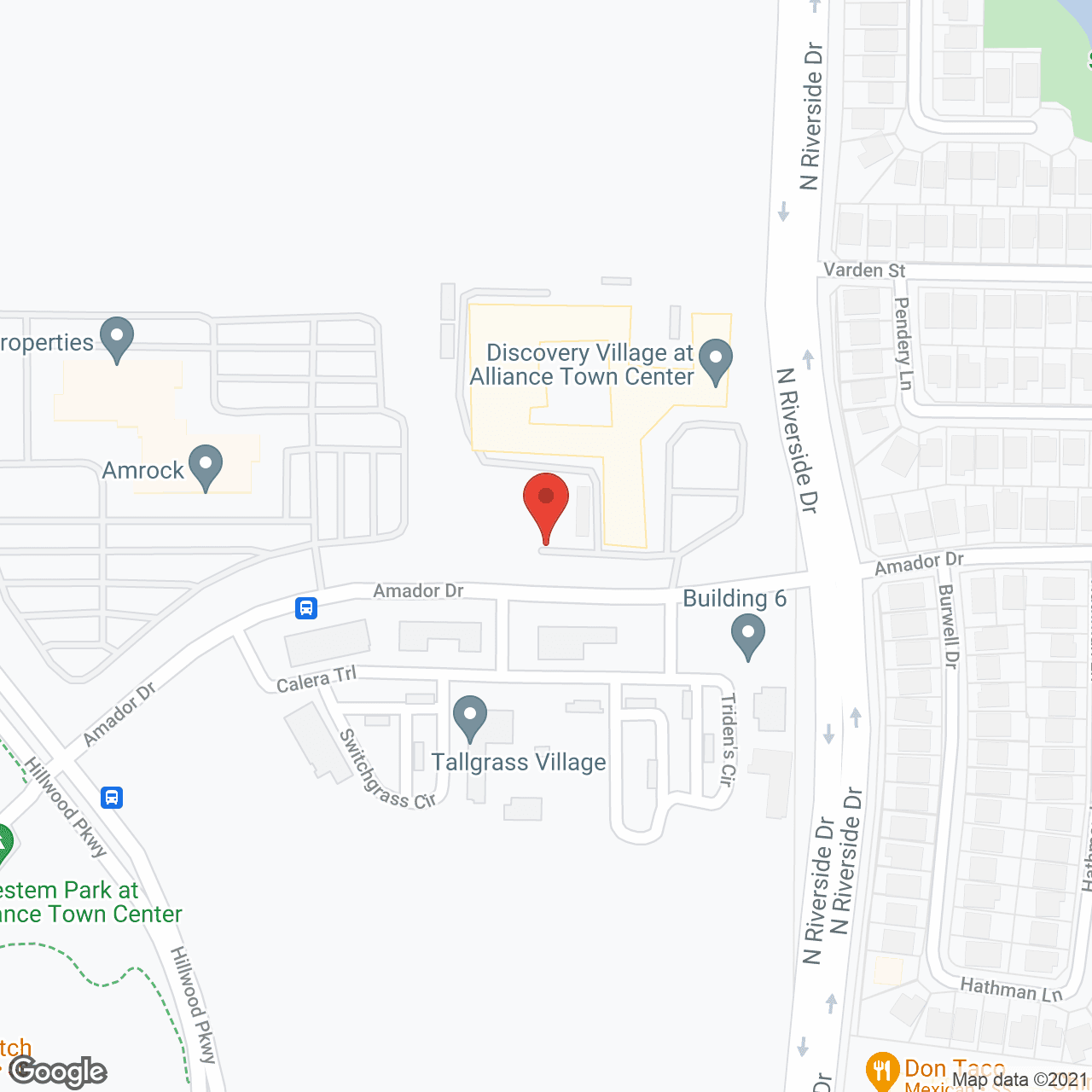 Discovery Village at Alliance Town Center Assisted Living in google map