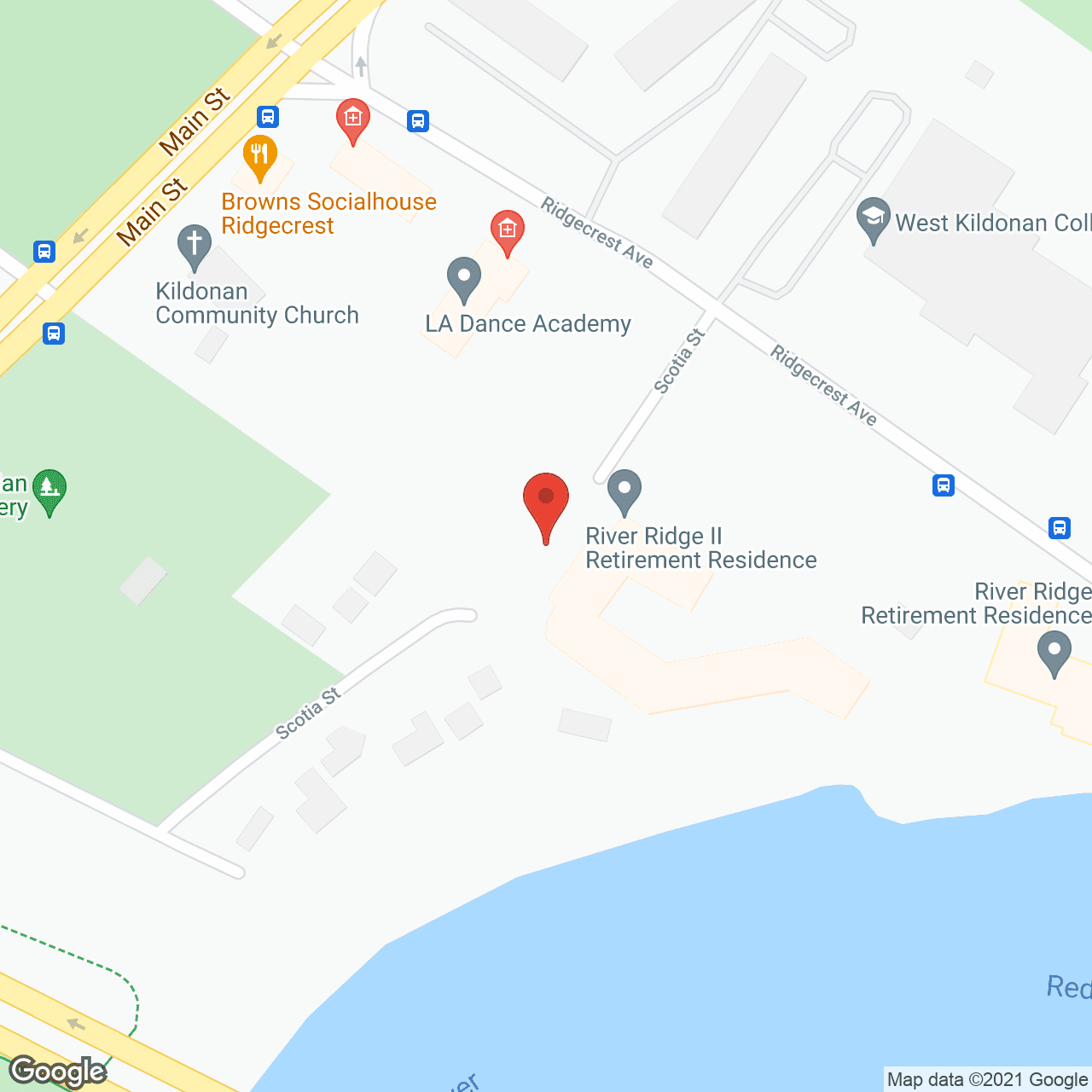 River Ridge II Retirement Residence in google map