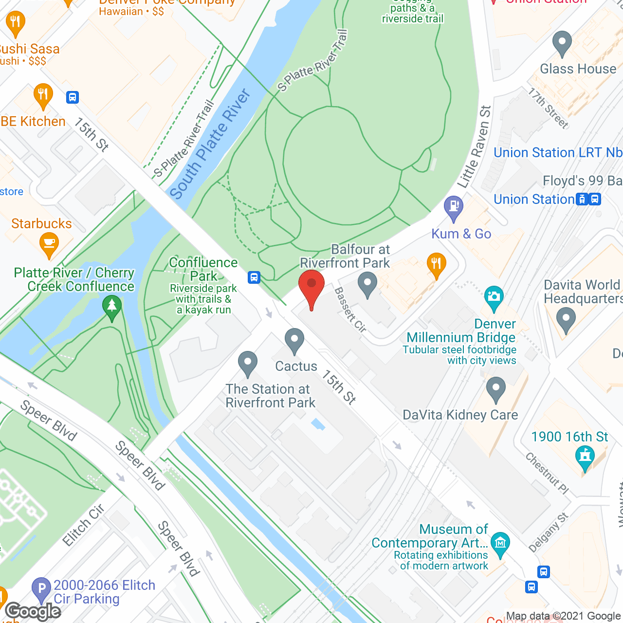 Balfour at Riverfront Park in google map