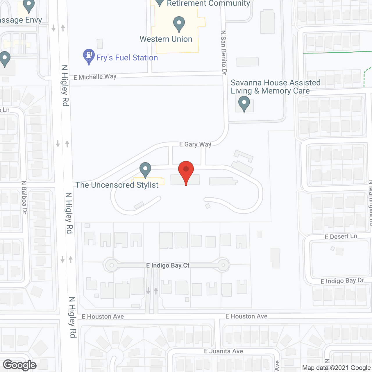 Copper Springs Retirement Community in google map