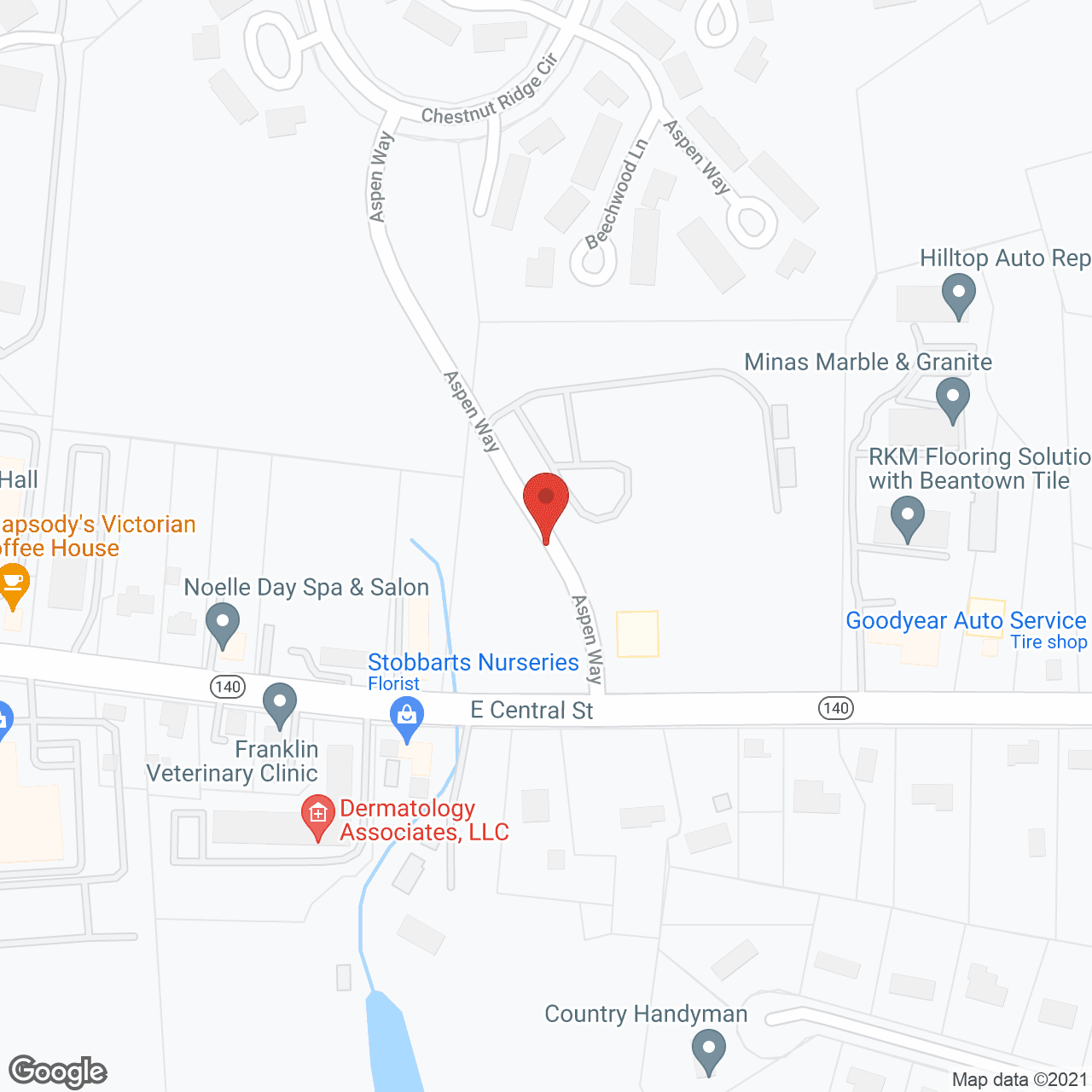 Magnolia Heights in google map