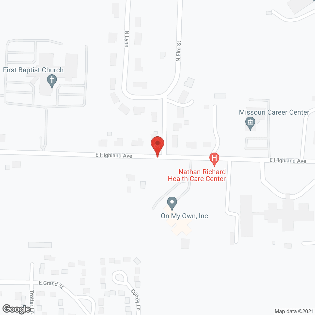 The Bungalows at Nevada in google map