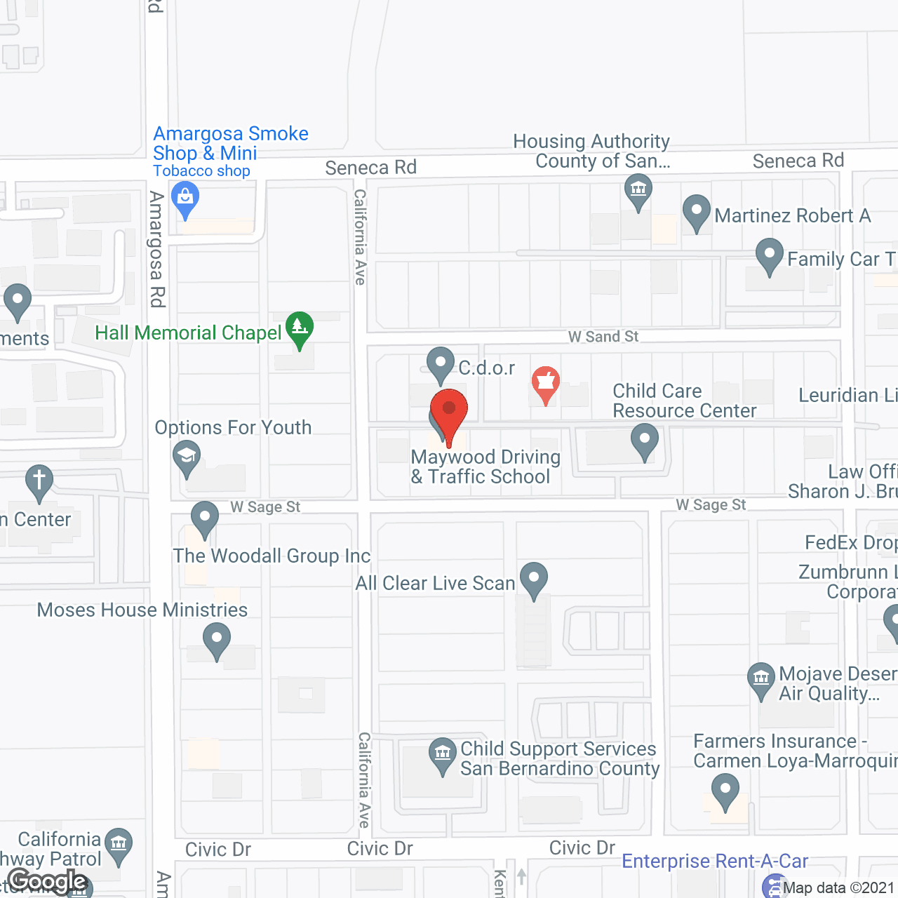 Visiting Angels - Victorville in google map