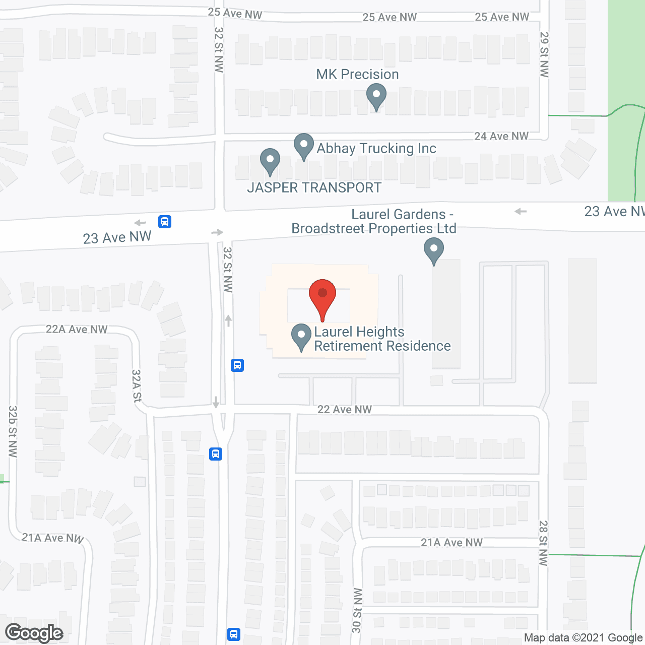 Laurel Heights Retirement Residence in google map